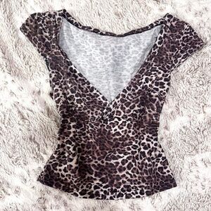 Cheetah/Leopard Crop Top